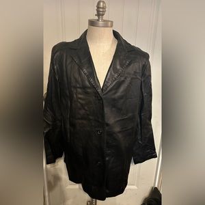 The leather gallery jacket sz large